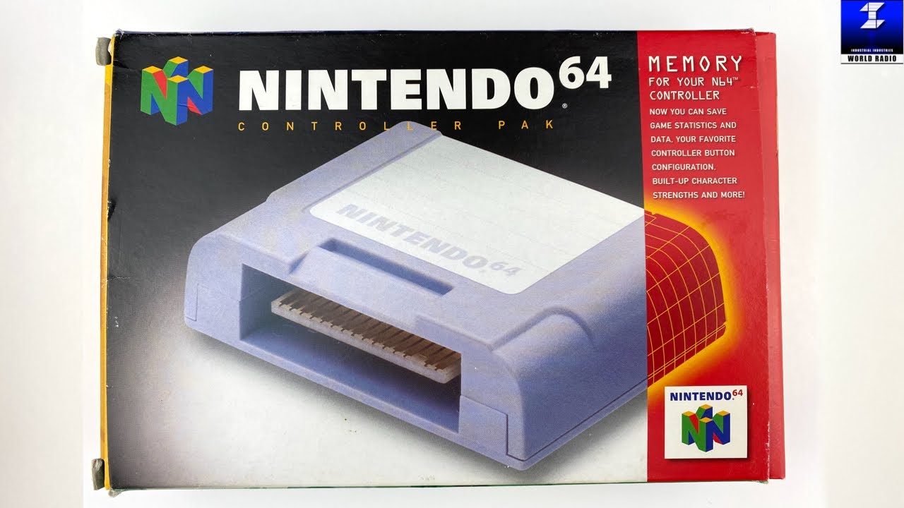 Nintendo 64 Controller Pak Unboxing ASMR | N64 Memory Card