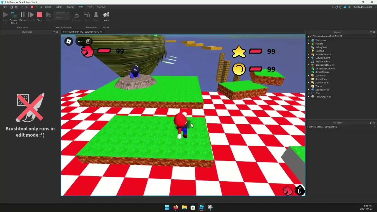 SM64 Roblox - Beta Mario Rig!