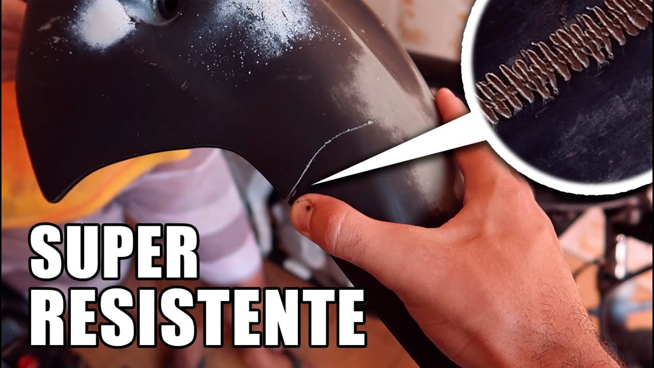 COMO SOLDAR PLÁSTICO - RECUPERANDO PARALAMA DA CB 300