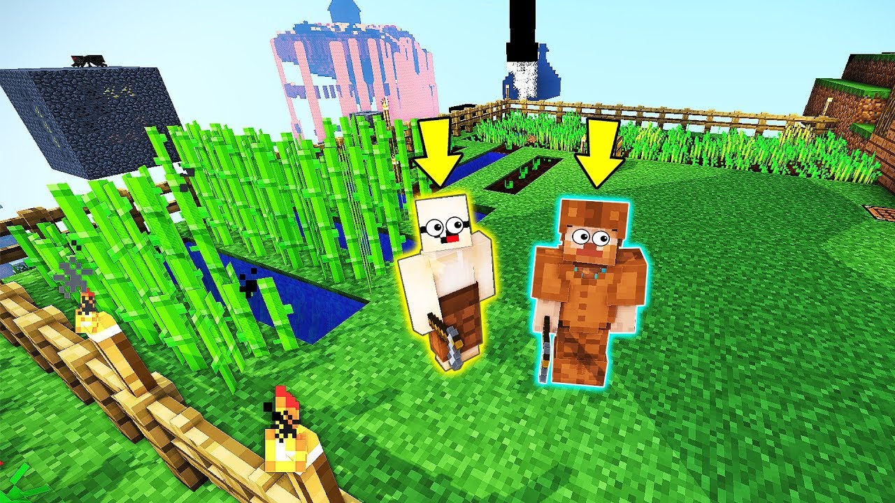 FAKİR VE SAKAR BEBEK TARLA YAPIYOR !! 😱 - Minecraft