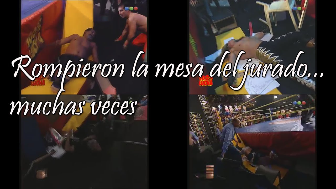 Todas las veces que se rompió la mesa de jurado (100% Lucha)