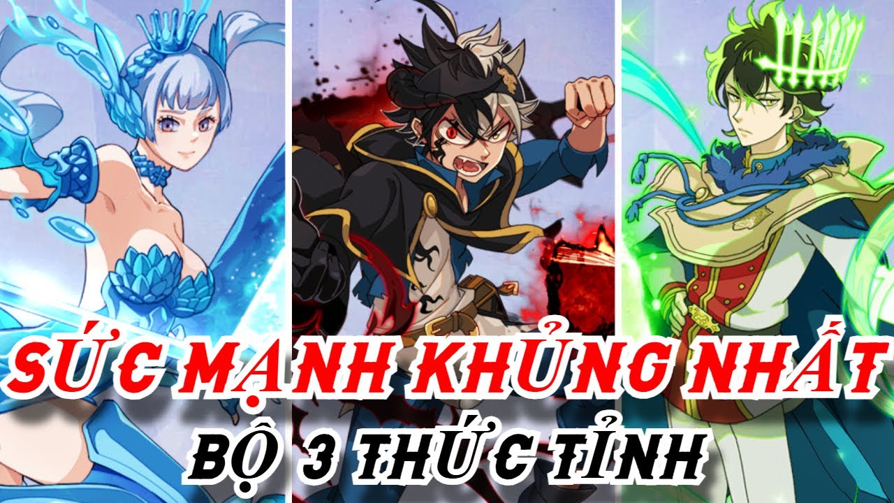 Pháp Sư Hắc Ám - Sức Mạnh Thật Sự Asta Noelle Yuno Game Black Clover Mobile
