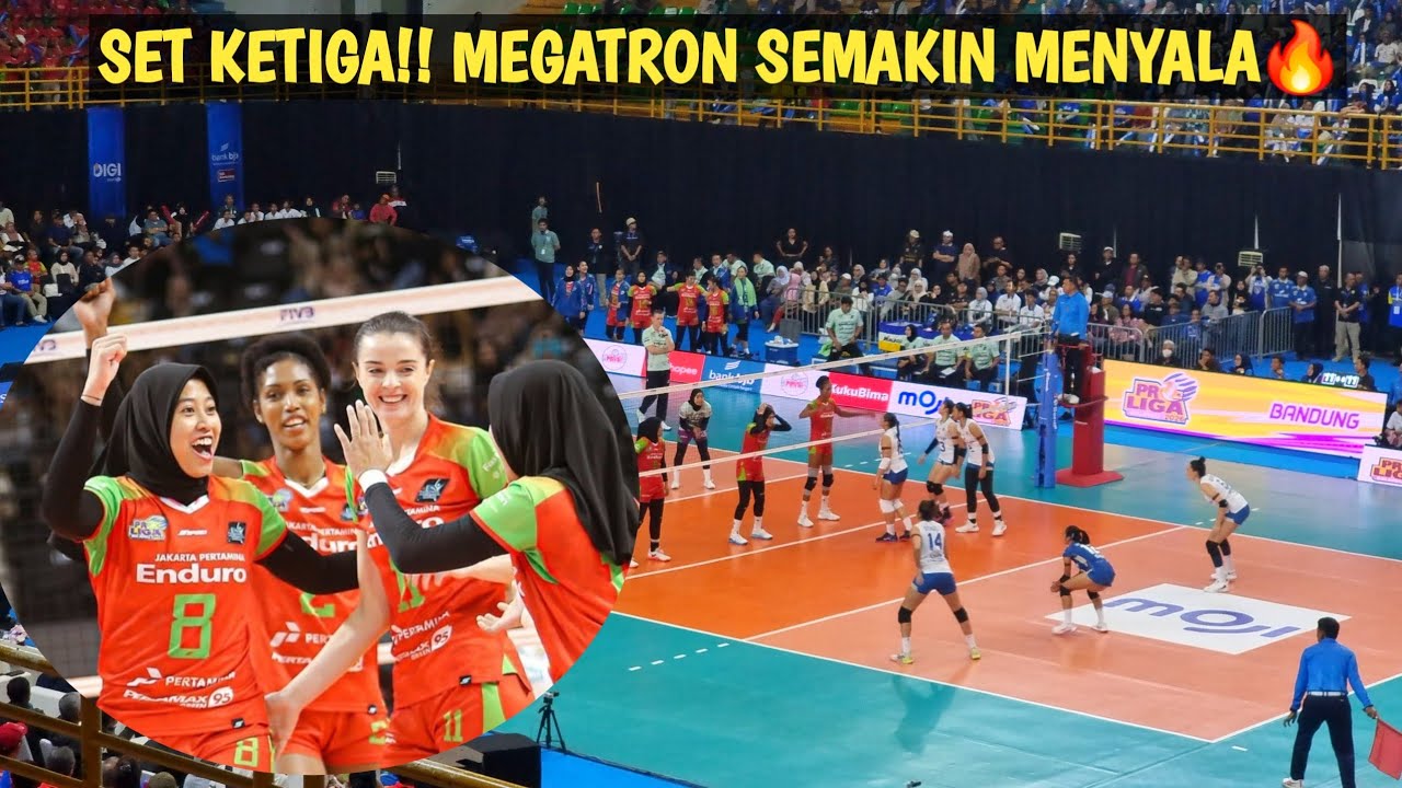 SET KETIGA!! JAKARTA PERTAMINA ENDURO 25 VS 22 BJB TANDAMATA~ MEGATRON NGAMUK~