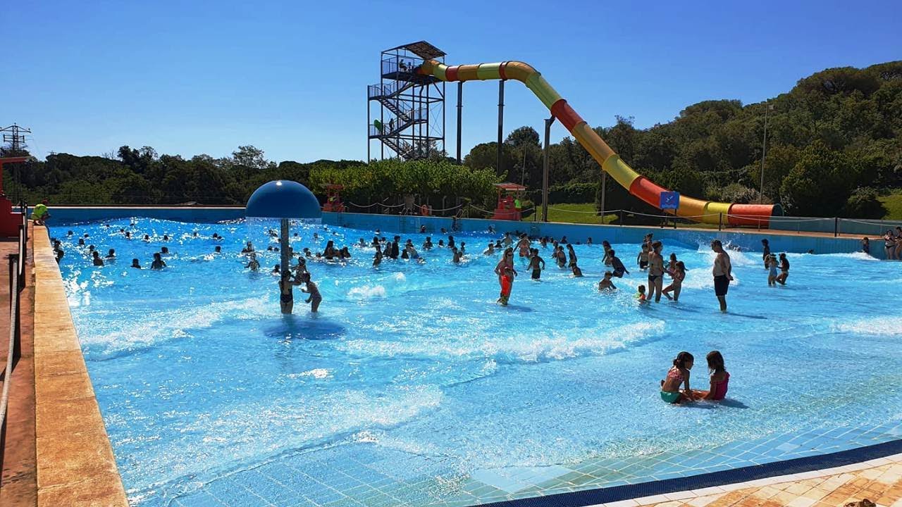 Aquadiver water park in Platja d'Aro, Costa Brava, Girona, Spain
