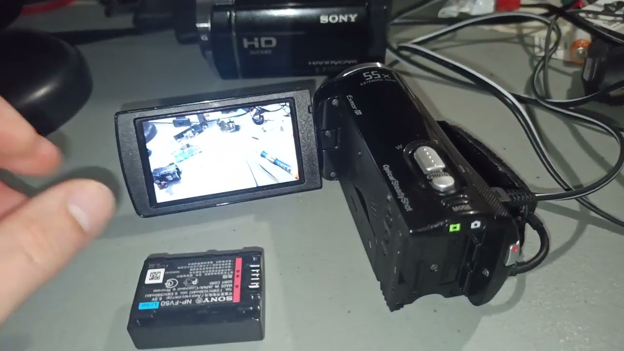 Видеокамера Sony HDR CX 250E Работа от Блока питания