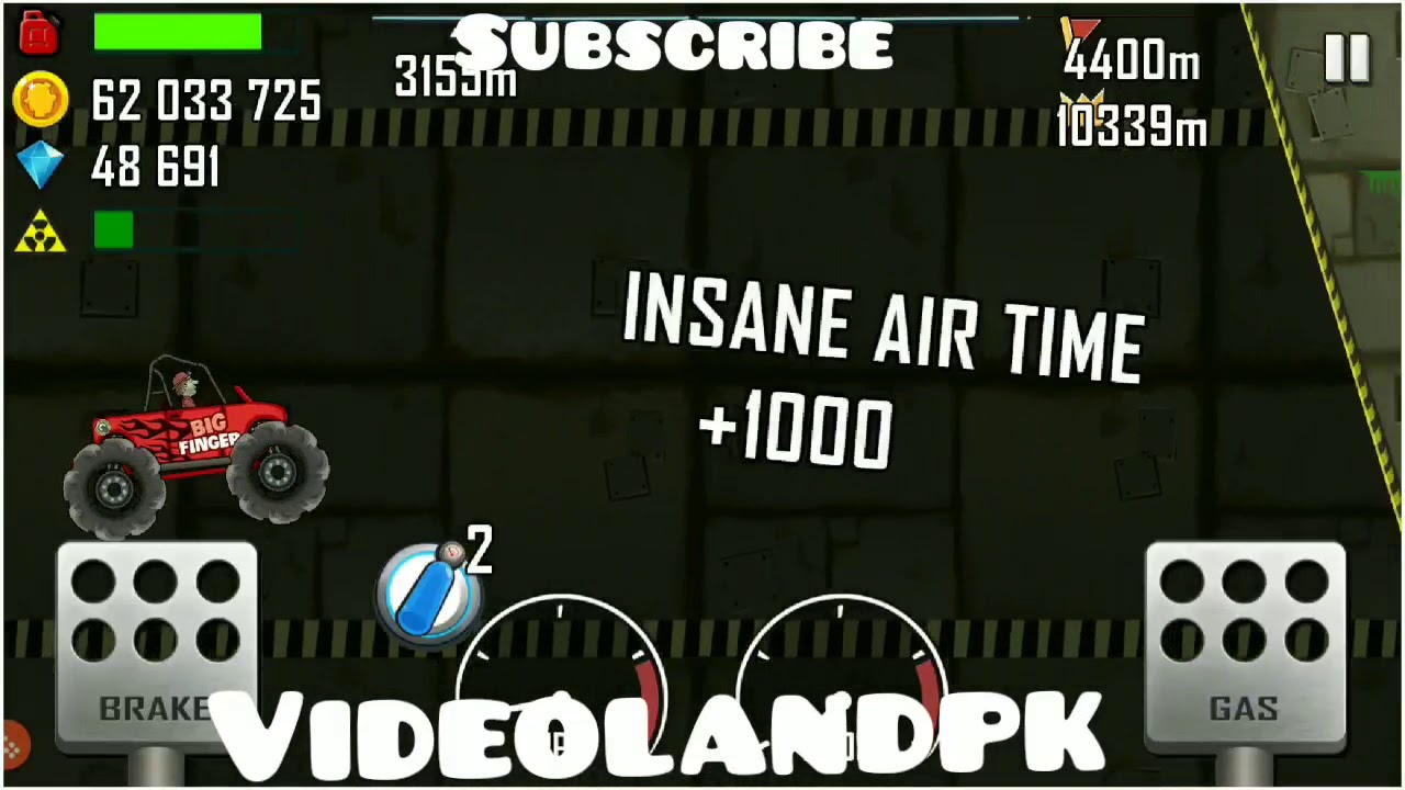 Hill climb racing | nuclear plant | challenge completed