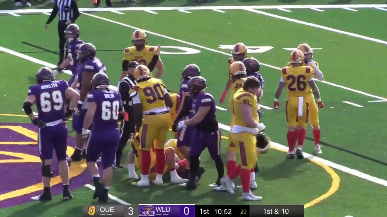 November 2, 2024 - OUA Football Semifinal - Queen's Gaels @ Laurier Golden Hawks