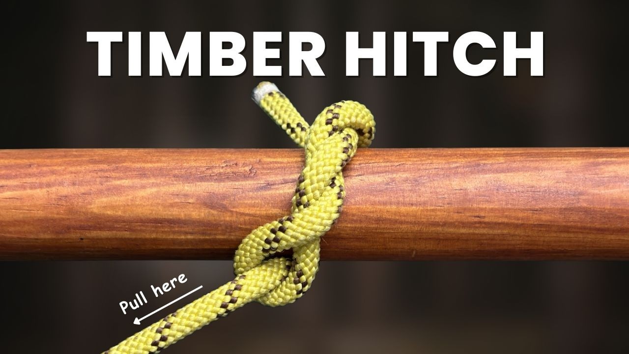 How to Tie the Timber Hitch Knot | Scouting Knots