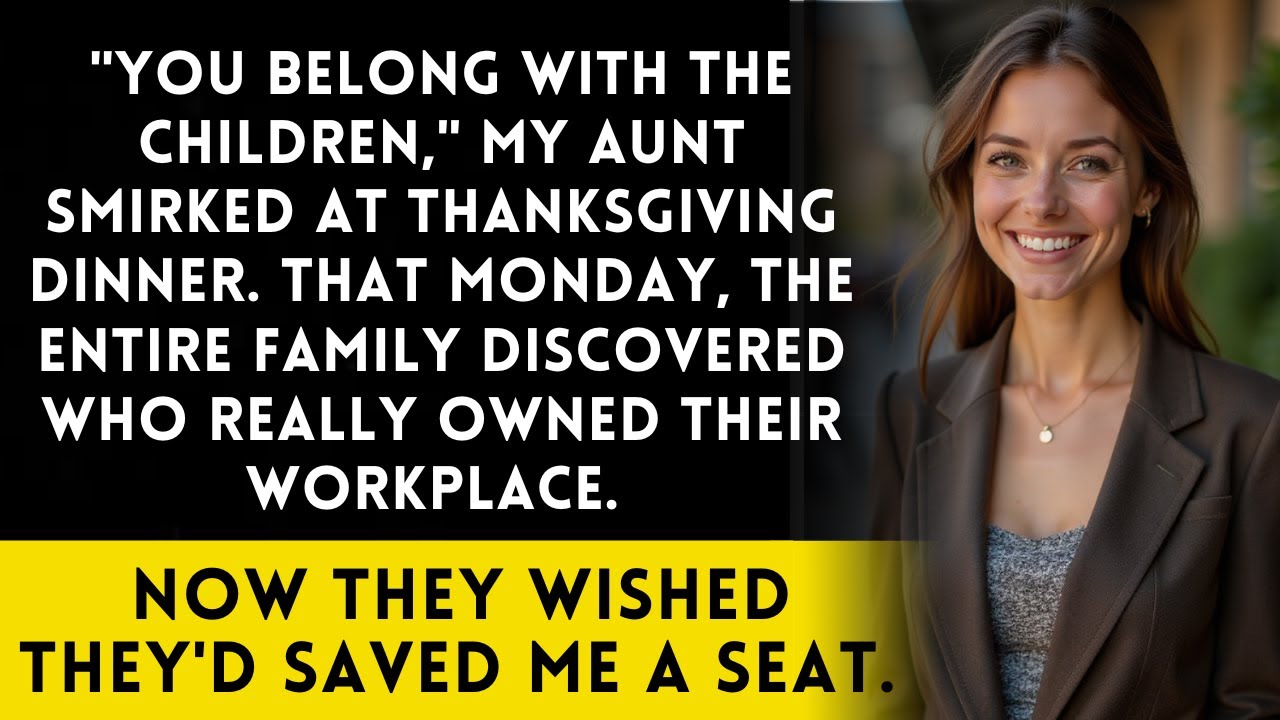 They Made Me Sit At The Kids' Table For Thanksgiving—Until They Saw My Name On Their Paychecks