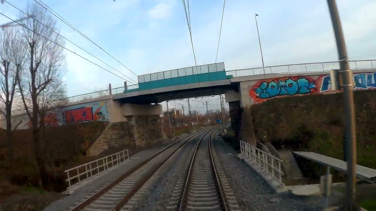 Trať Olomouc-Staré město u Uherského Hradiště