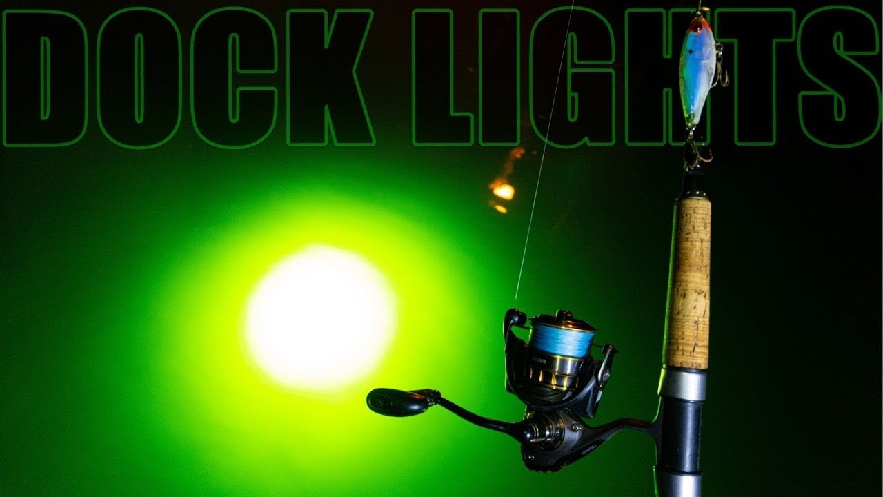 FISHING DOCK LIGHTS IN TAMPA BAY ON GHEENOE!