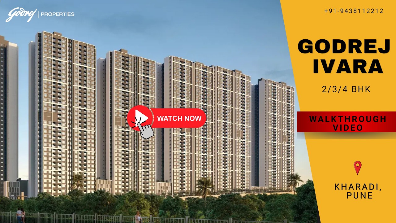 Godrej Ivara Kharadi Walkthrough | Godrej New Launch in Pune | 9438112212