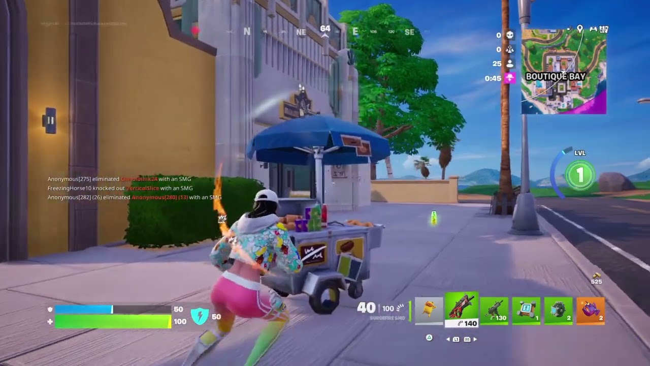 Fortnite Blitz Royale Duo gameplay 1.2.2026