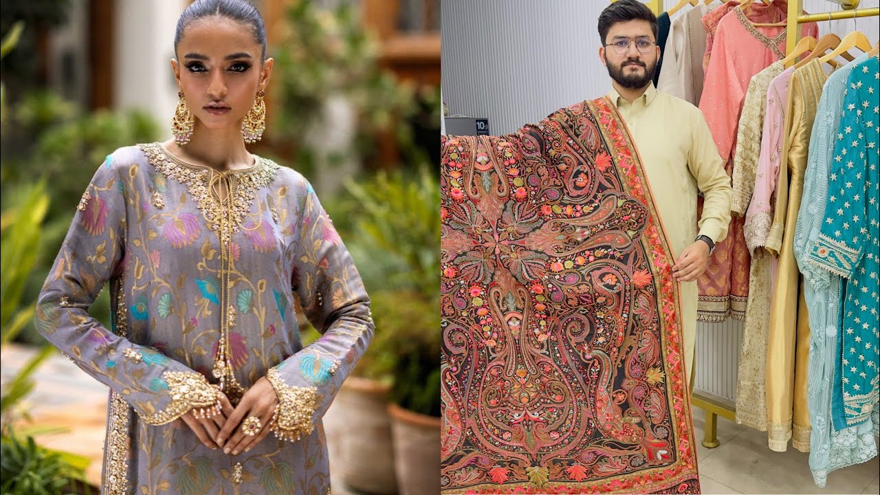 Stunning Designer Dresses | Kalamkar | Atlas | Wedding Dresses in Rawalpindi market | Din Couture