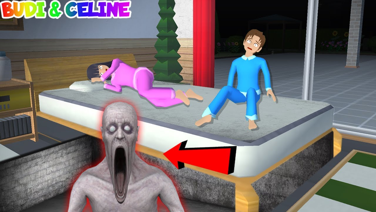 Spesial 1 jam Hah!! Ada Orang Aneh Di Bawah Tempat Tidur😱 Yuta Mio Panik Ada Sarang Monster Di Rumah