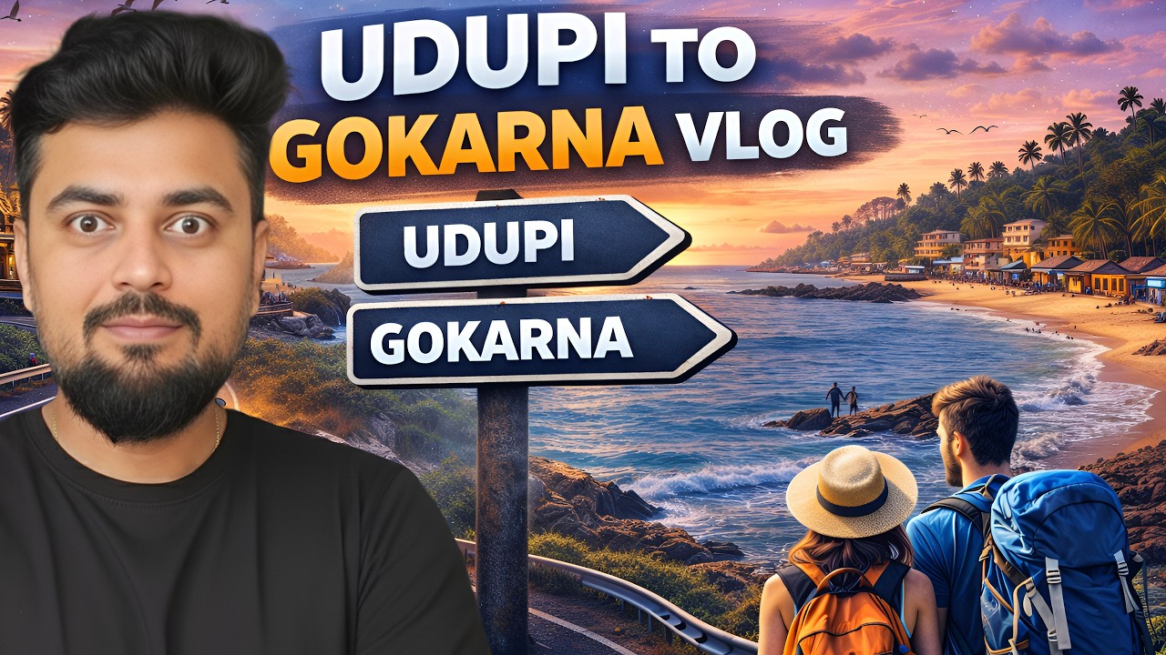 Bangalore Gokarna Travel Vlog | Om Beache, Kudle Beach & Homestay! Ep3