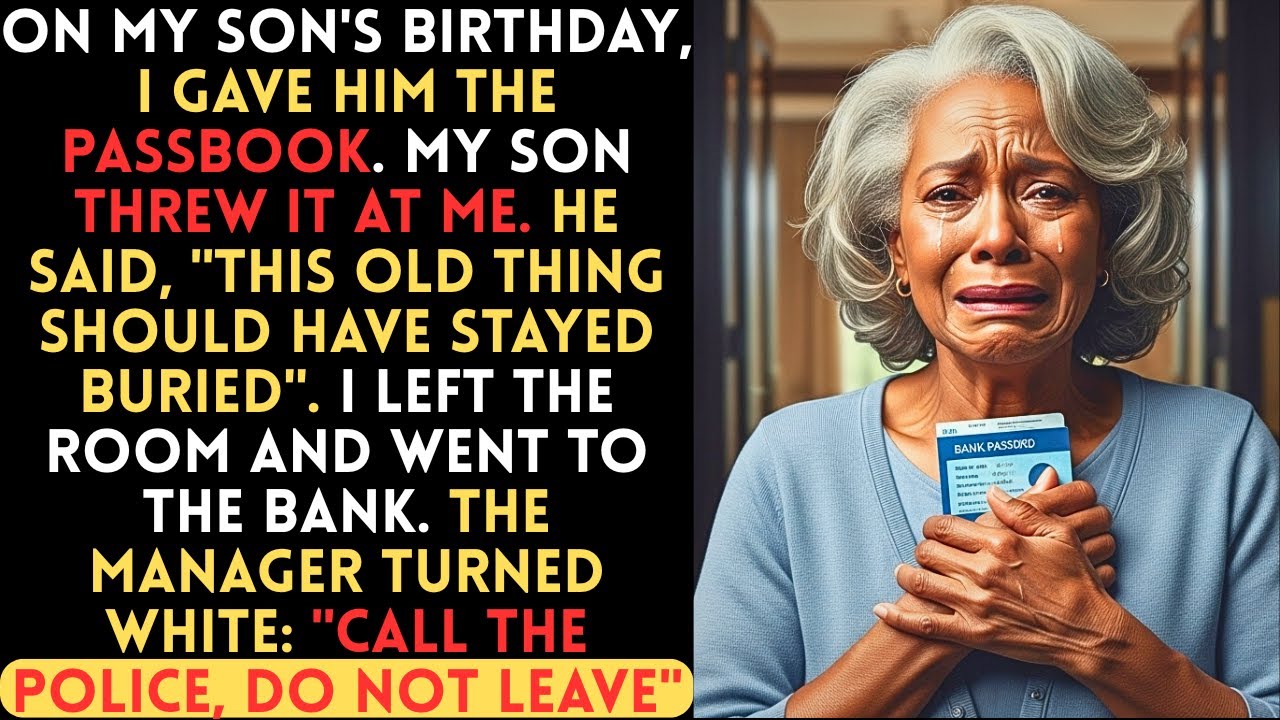 My Son Threw Away My Gift on His Birthday. The Bank Manager Called the Police and Found $890,000...