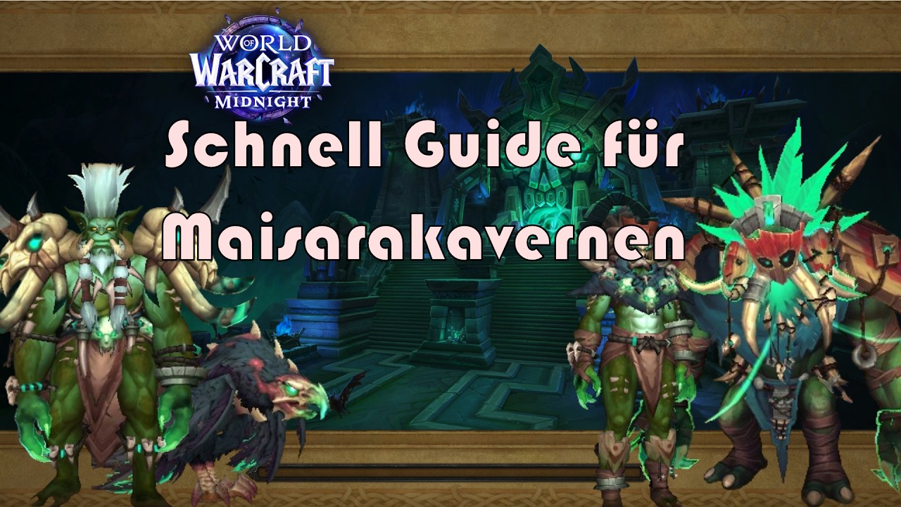 World of Warcraft Midnight Dungeon Quickguide -Maisarakavernen  #worldofwarcraft #guide