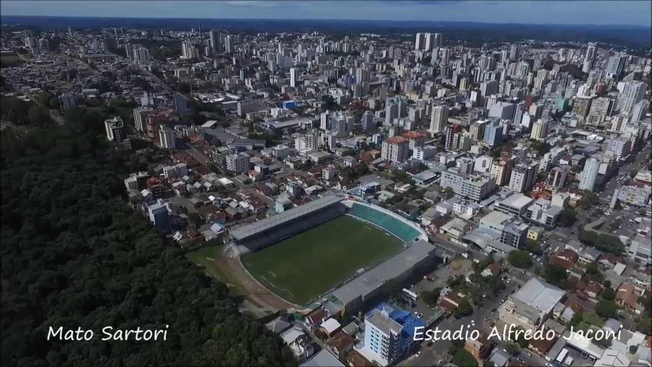 caxias do sul - visto do céu