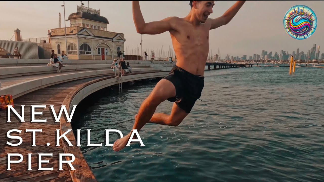 Discover the Magic of the New St Kilda Pier! 🌅| PulseOfMelbourne #australia #melbourne #video