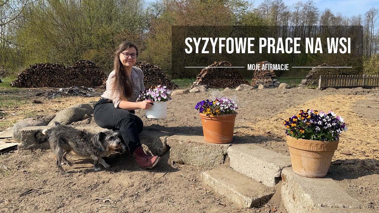 Vlog 32 | Syzyfowe prace na wsi - kończymy rabatę skalną plus unboxing roślin i zielnik