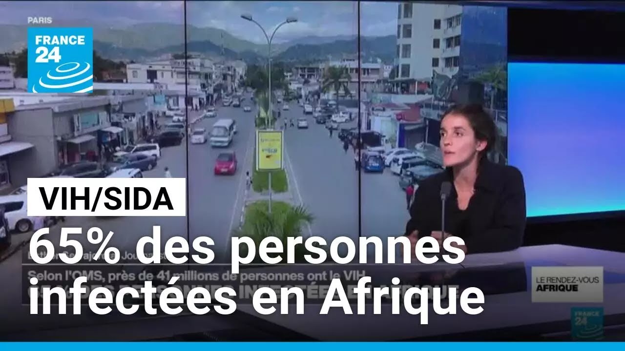 Lutte contre le VIH : 65% des personnes infectées en Afrique • FRANCE 24