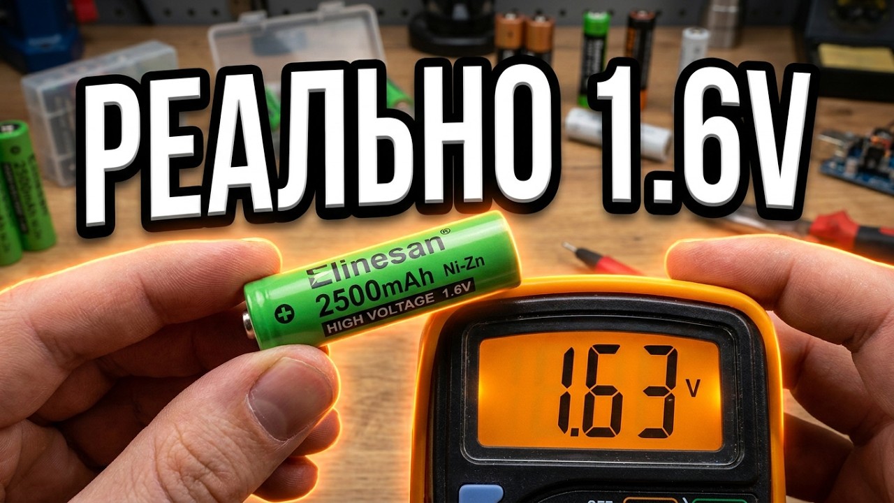 🔋 ТЕСТИРУЕМ НИКЕЛЬ ЦИНКОВЫЕ (NI-ZN) АККУМУЛЯТОРЫ 1.6V 2500mAh С АЛИЭКСПРЕСС