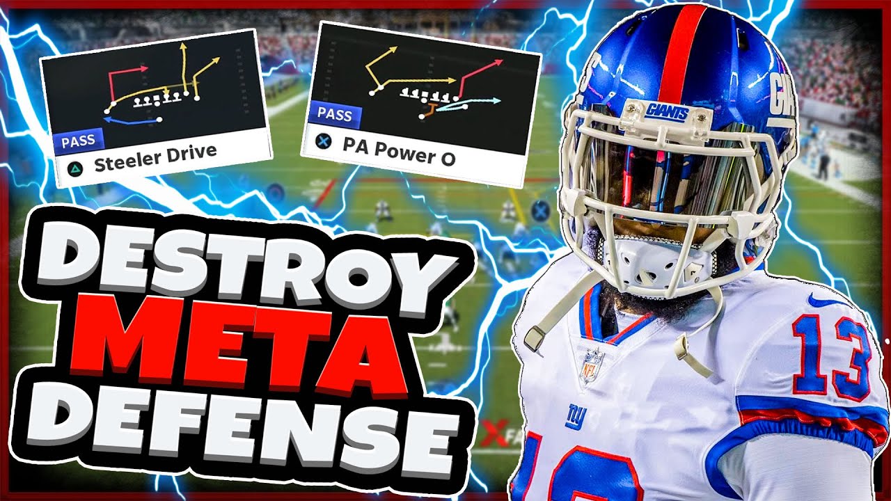 УНИЧТОЖЬТЕ МЕТА-ЗАЩИТУ В Madden 21!! (Схема нападения с одним защитником и фланговым нападением)