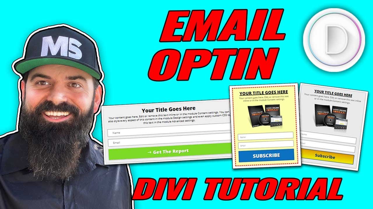 How to Customize the Divi Theme Email Optin