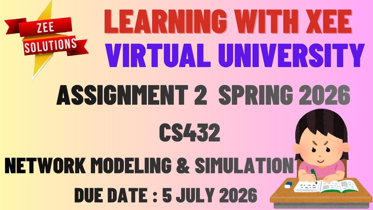 CS432: Network Modeling and Simulation Assignment 2 Spring 2026  Virtual University of Pakistan