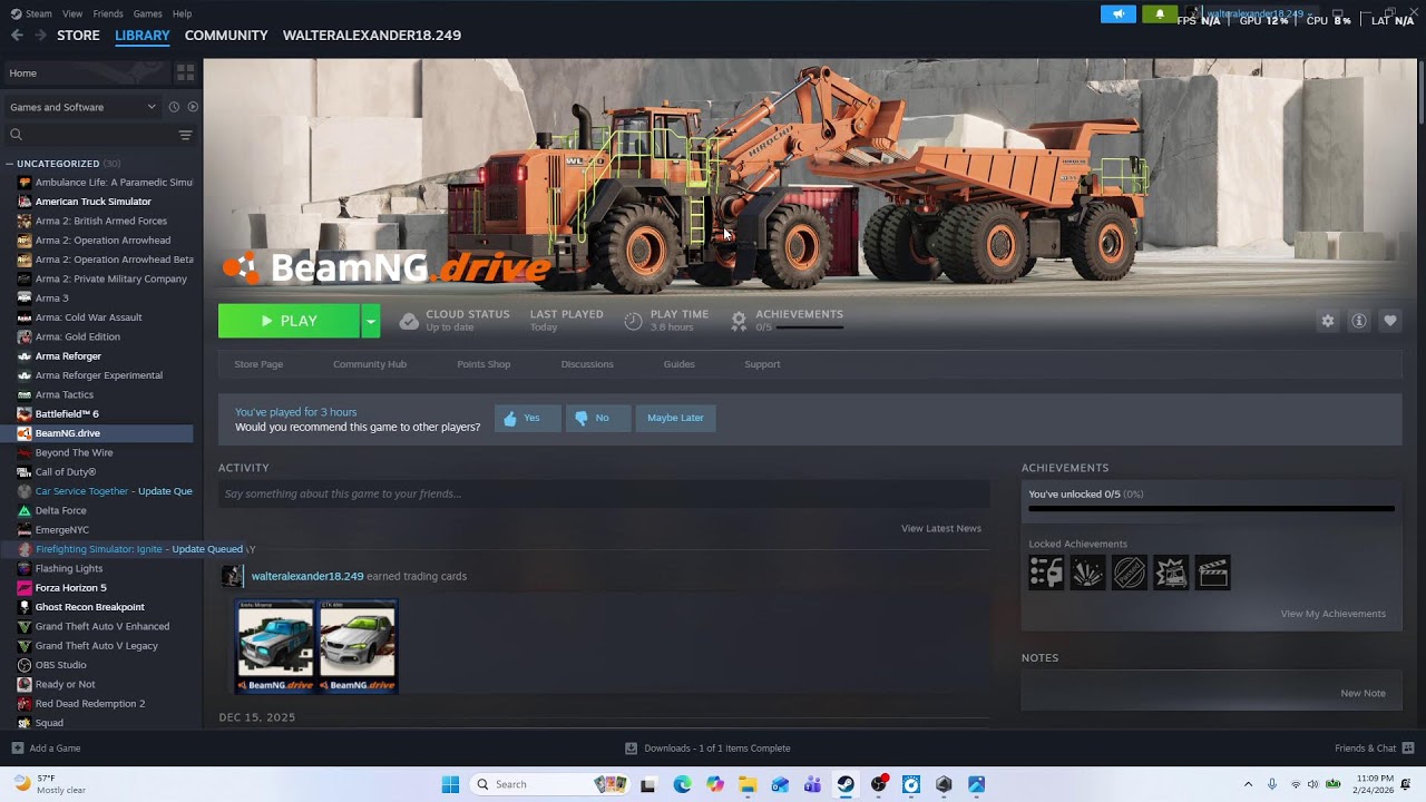Playing BeamNG Drive FIrst Time LIve Reaction