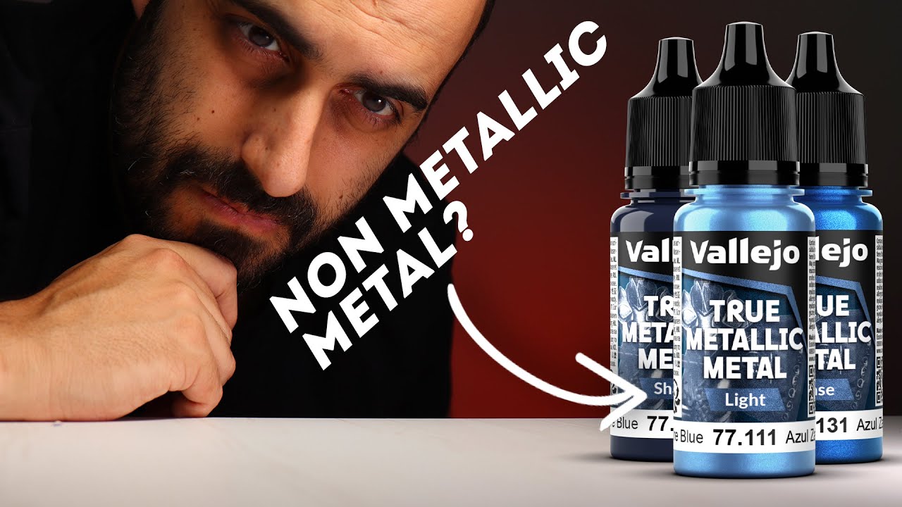 Можно ли красить NMM металлическими красками? | Vallejo TRUE METALLIC METAL