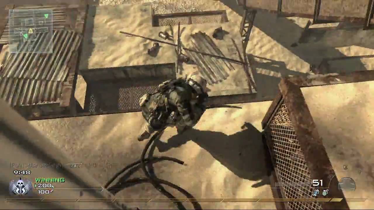 Modern Warfare 2 - Team Deathmatch on Rust w/ MP5k (Third Person)