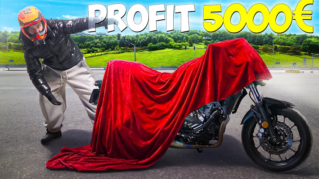 AM FĂCUT PROFIT 5000€ CU NOUA MOTOCICLETĂ??!🤯🔥 #motovlog #romania #moto #profit 