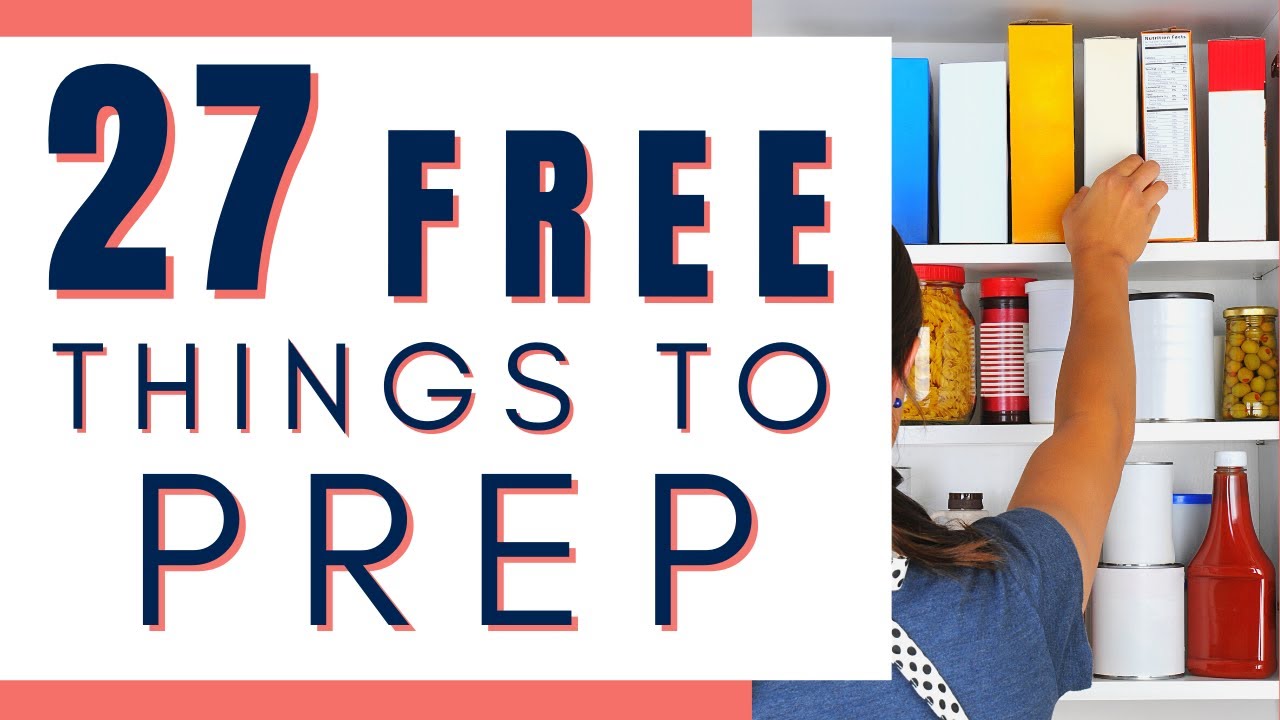 27 FREE Things To PREP | Emergency Preparedness on a Budget