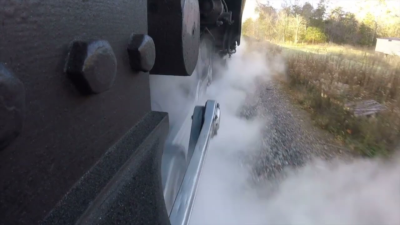 Norfolk & Western 611 Running Gear GoPro on a Shenandoah Valley Steam Excursion October 2023