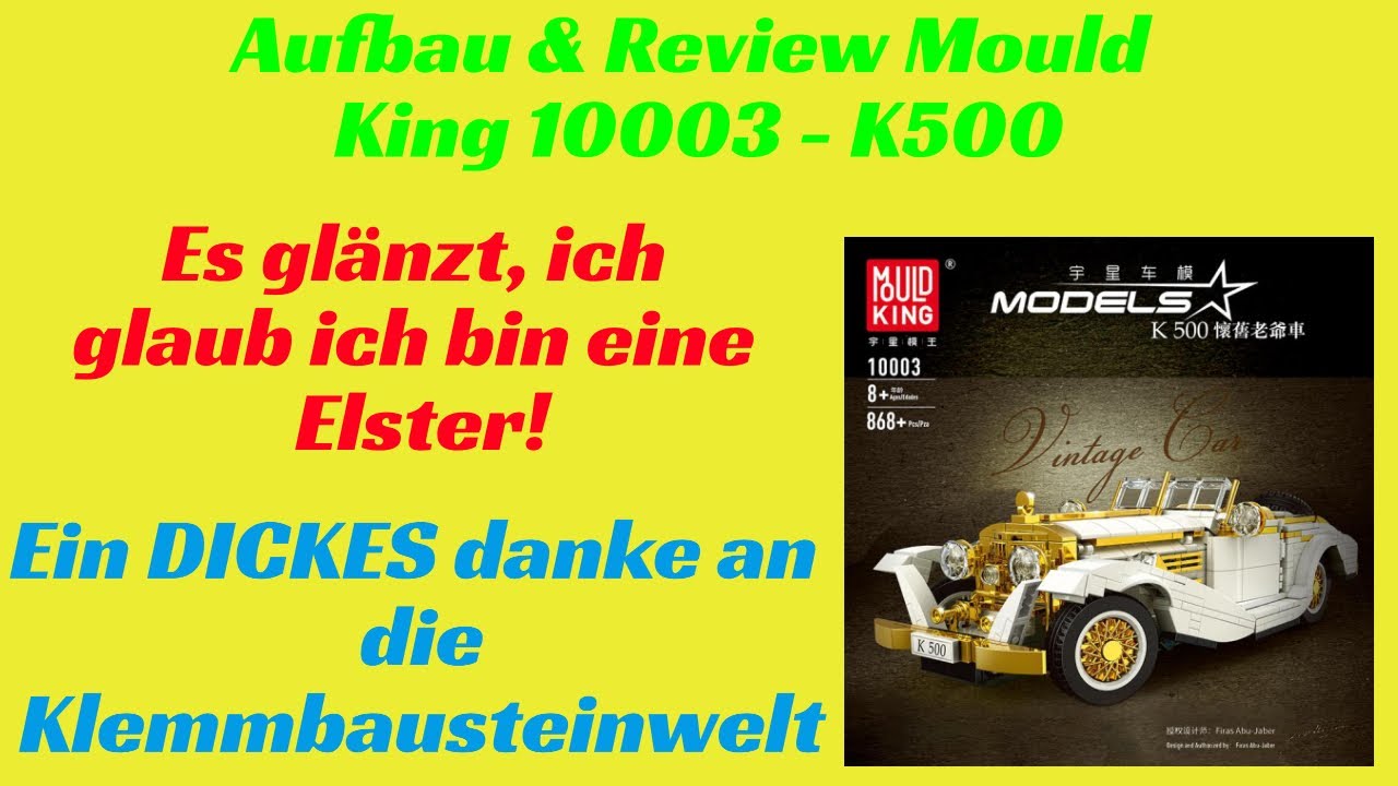 1. Platz 🥇 Die Goldmedallie unter den Autos - Mould King 10003 der K500