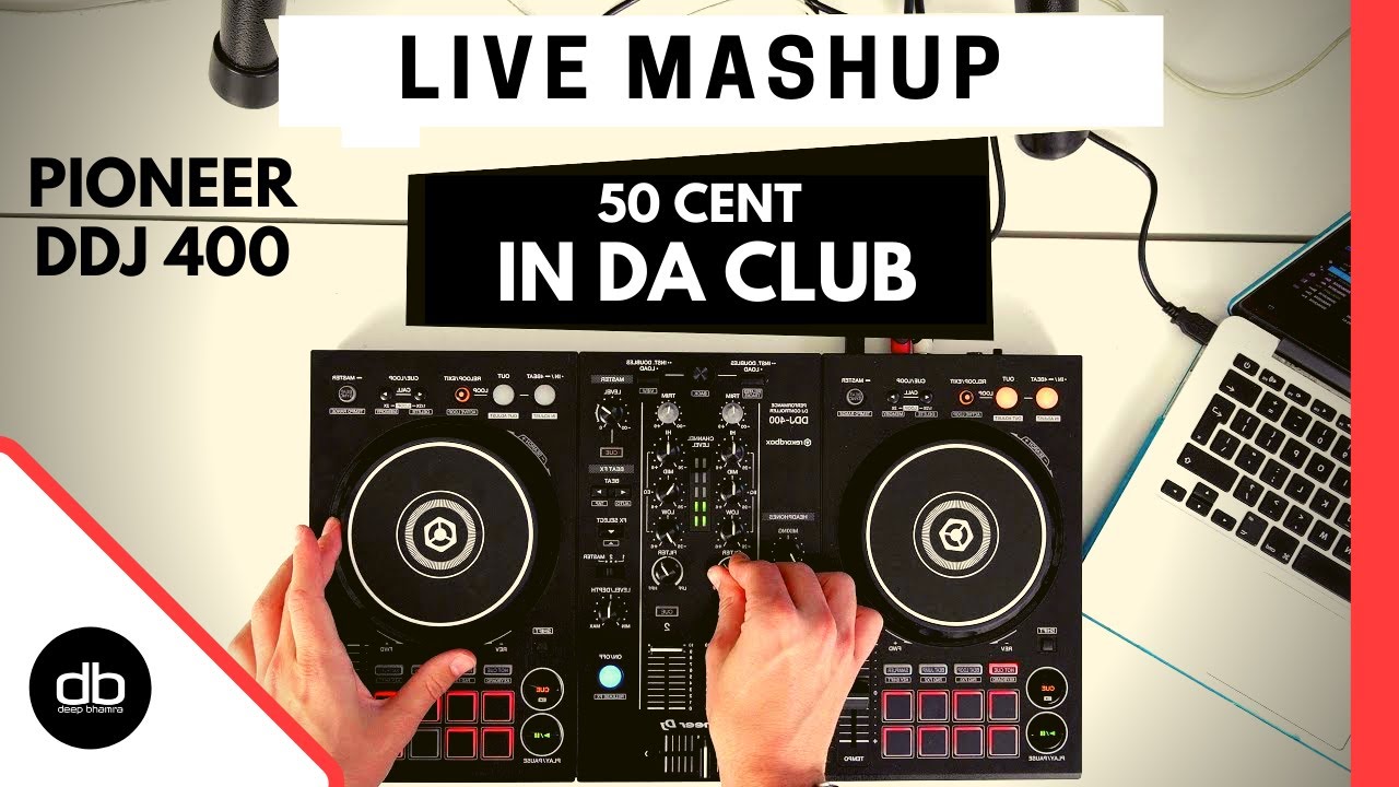 DJ GETS CREATIVE! Live Mashup of 50 Cent - In Da Club using only the Pioneer DDJ 400 & Rekordbox DJ