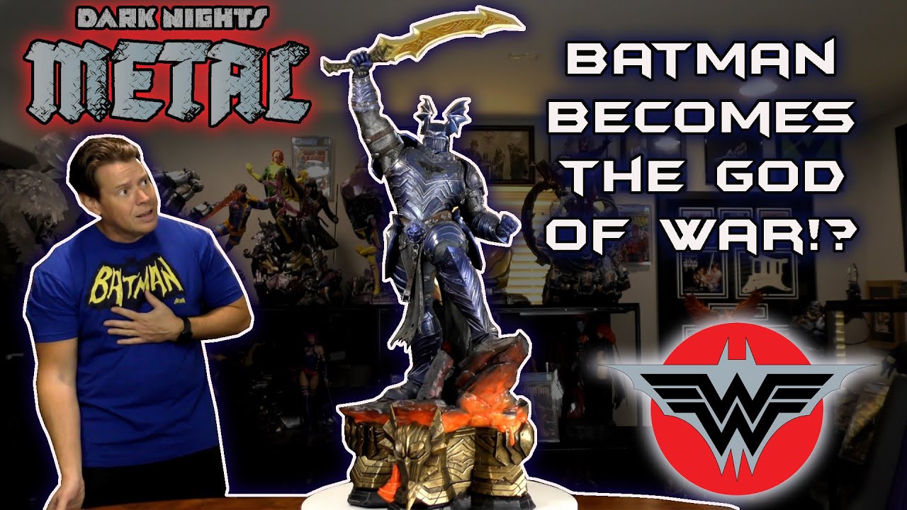 BATMAN becomes the GOD OF WAR!? Prime 1 Studio's Merciless Statue