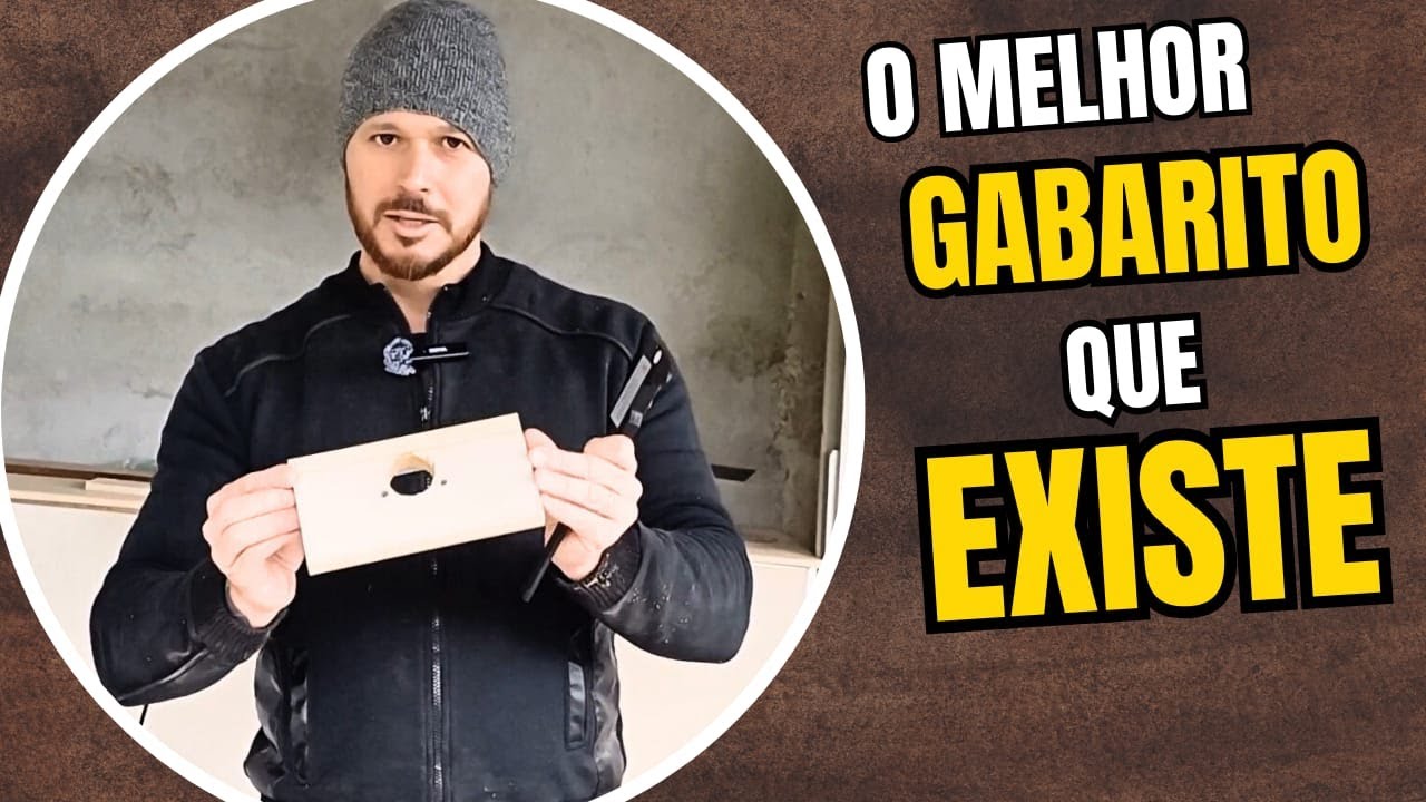 FAÇA ESSE GABARITO E NUNCA MAIS SOFRA PARA COLOCAR DOBRADIÇAS