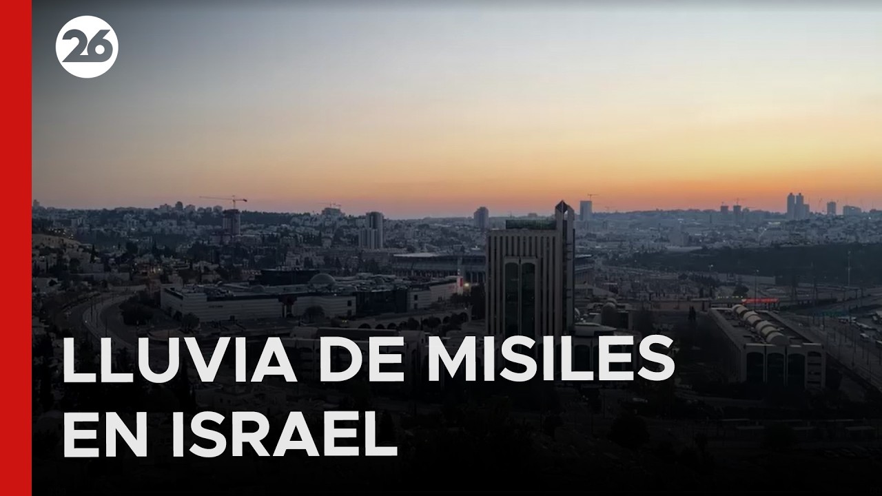 🚨 MEDIO ORIENTE | El Domo de Hierro intercepta proyectiles en Jerusalén
