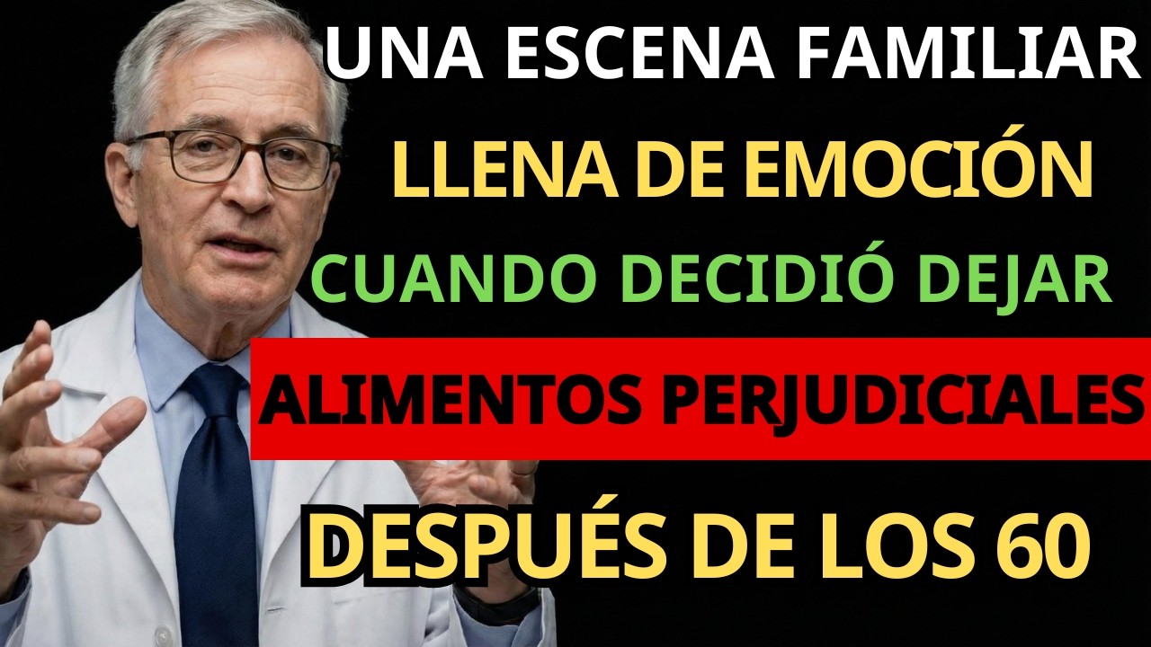 una escena familiar llena de emoción cuando decidió dejar alimentos perjudiciales después de los 60