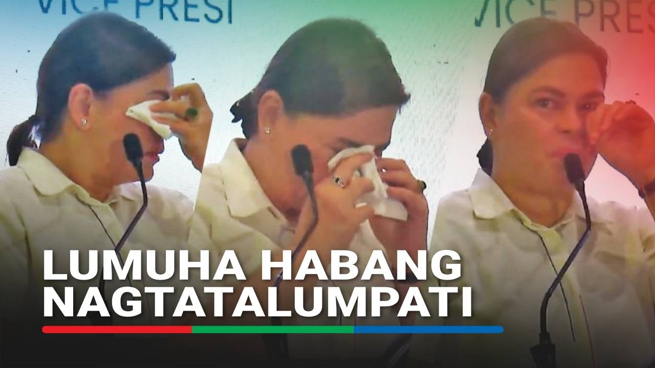 Sara Duterte in tears in Davao as she reflects: What if I ran for mayor, not VP, in 2022?