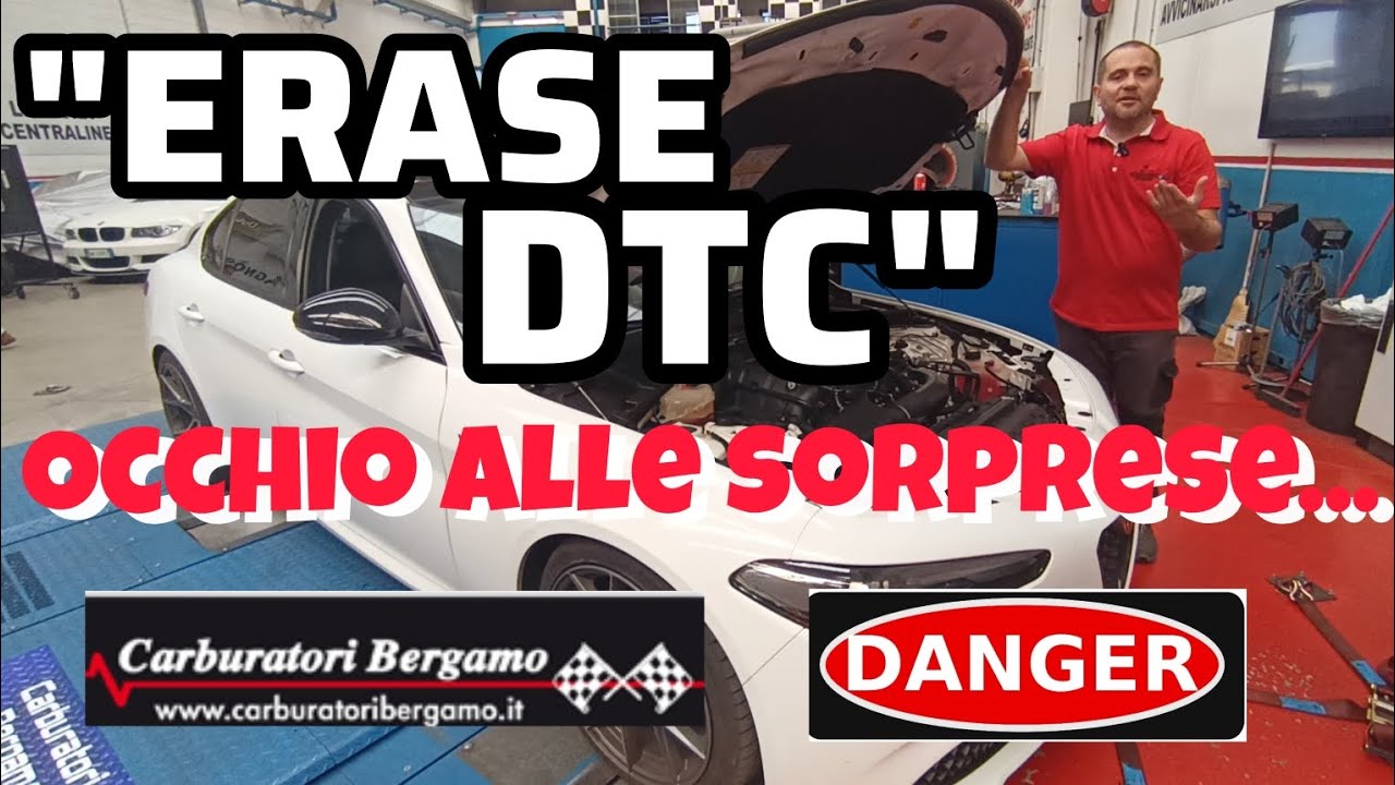 ERASE DTC: OCCHIO ALLE SORPRESE IN CENTRALINA...CON MARINO CARBURATORI BERGAMO
