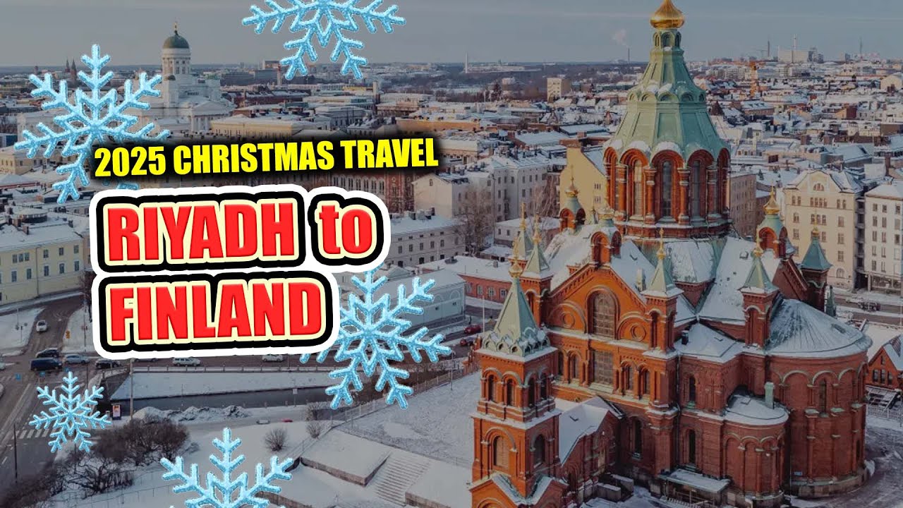 TRAVEL VLOG: Riyadh to Helsinki Finland
