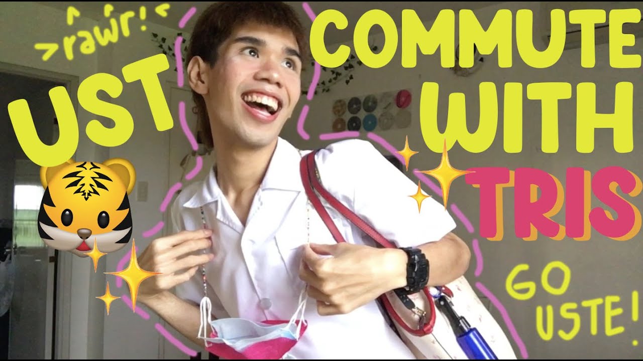 MAGCOMMUTE TAYO PA UST (MAGKANO GASTOS??!) | Tris J