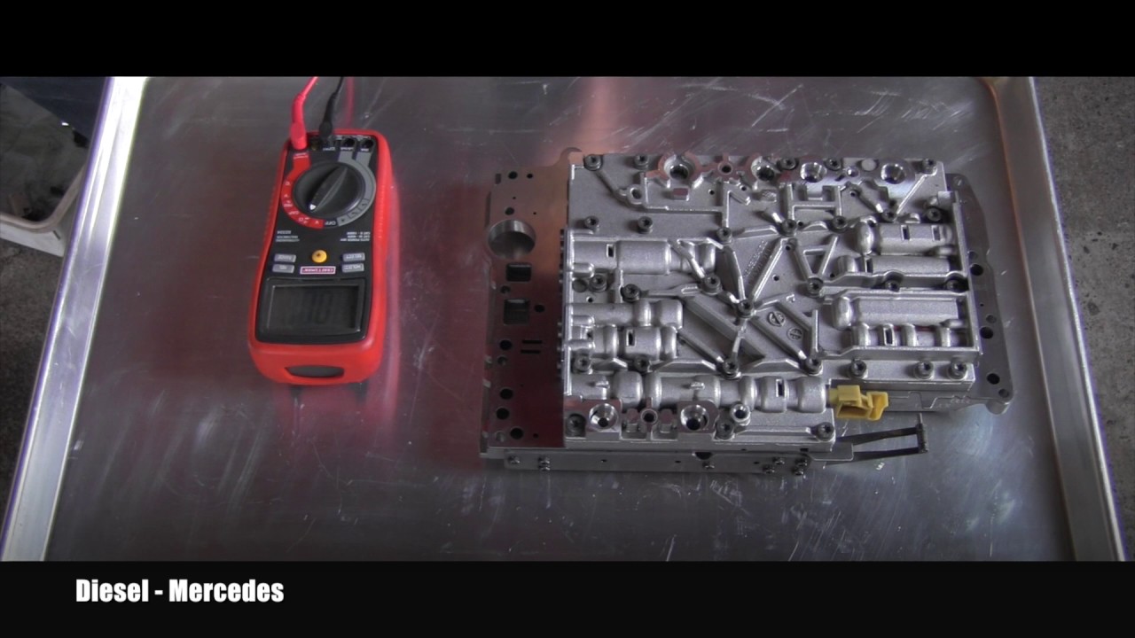 Проверка соленоида переключения передач Mercedes Transmission 722.6