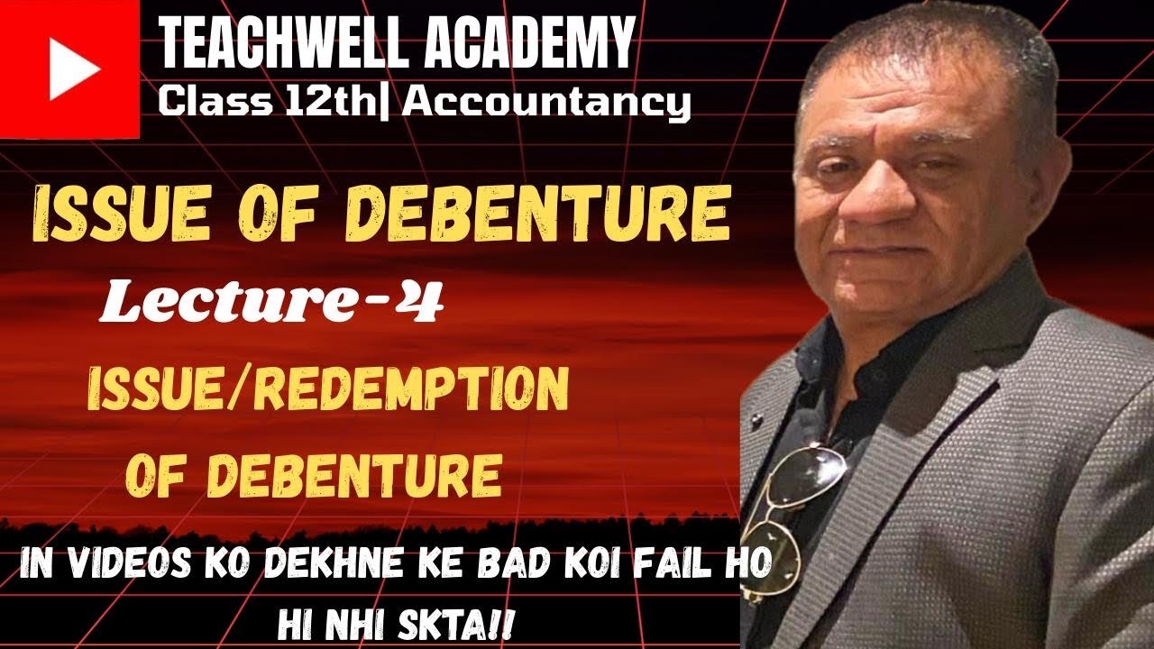 ISSUE/RED OF DEB/INT/WRITE OFF|12th ACCOUNTANCY | COMPANY 