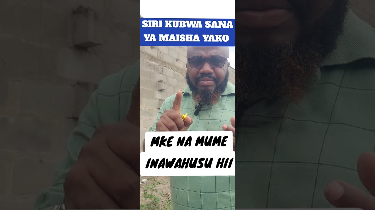 MKE NA MUME INAWAHUSU HII MSIKILIZE 
