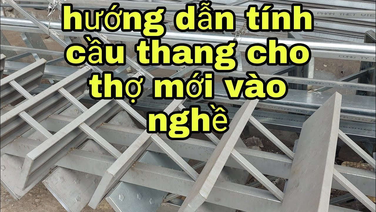 Cách lấy rập cầu thang xương cá có mâm nghỉ | Chương tiền tỷ #3.
